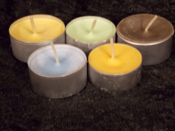 Tea lights (metal base) - Image 3