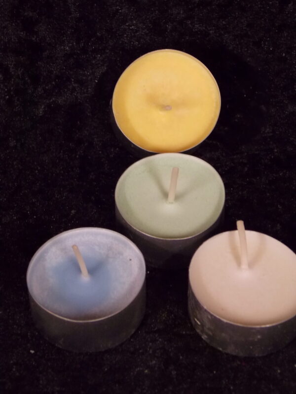 Tea lights (metal base) - Image 4